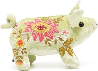 Pig Embroidered Soft Toy-AA