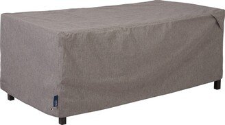 Modern Leisure® Garrison Patio Ottoman Cover, Waterproof, 48L x 25W x 18H, Heather Gray