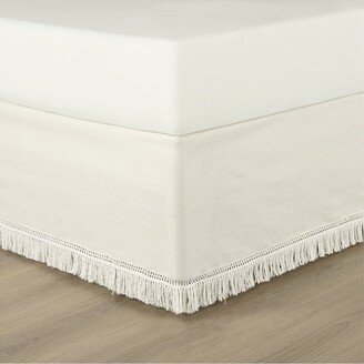 Boho Fringe Tailored Easy Fit Bedskirt-AA