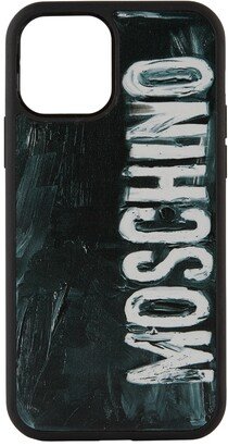 Black Painted Logo iPhone 12/12 Pro Case