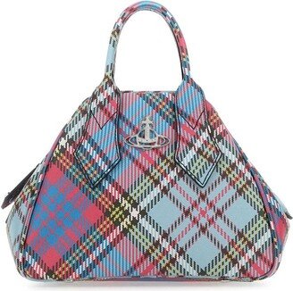 Yasmin Tartan Small Top Handle Bag