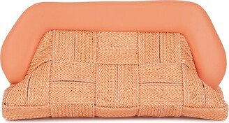 Apricot Magnetic Fastened Clutch Bag