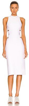 Sleeveless Tube Dress in White