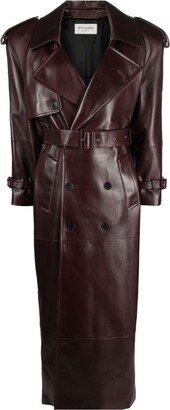 Leather Trench Coat