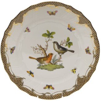 Rothschild Bird Brown Motif 05 Dinner Plate