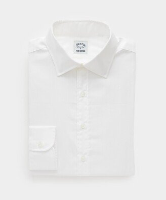 Hamilton + White Herringbone Dress Shirt