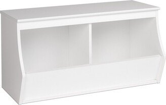 Fremont Entryway Storage Cubbie - 2 Bin - White