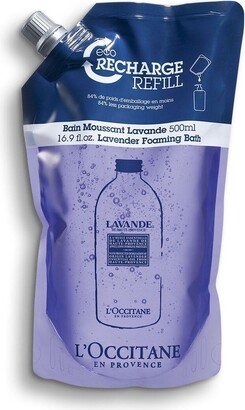 Relaxing & Foaming Lavender Bubble Bath Refill Enriched with Lavender Essential Oil, 16.9 fl. oz.