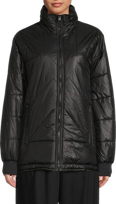 Solid Puffer Jacket