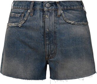 Four Stitches Distressed Denim Shorts