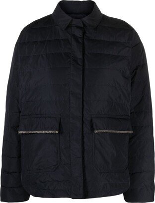 Down-Filled Quilted Jacket