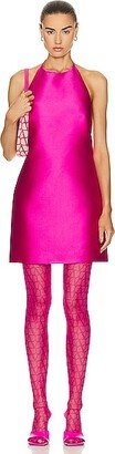 Techno Dress in Fuchsia