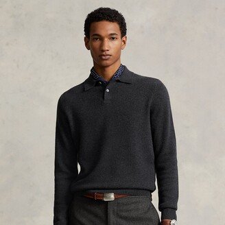 Cashmere Polo-Collar Sweater-AC