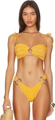 Tori Ties Bandeau Bikini Top