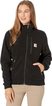 High Pile Fleece (Black) Women's Coat