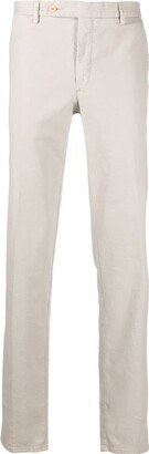 Straight-Leg Cotton Trousers-CD