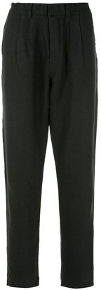 Linen Straight Trousers-AA