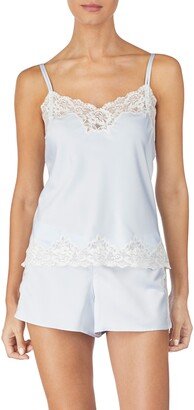 Lace Trim Short Pajamas-AA