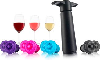 Wine Saver Pump with 6 Stoppers