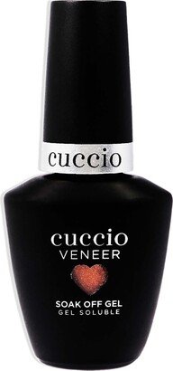Veneer Soak Off Gel - Brownie Points by Cuccio Colour for Women - 0.44 oz Nail Polish