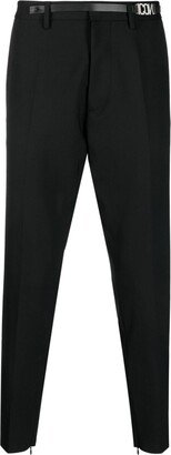 Cropped Tapered-Leg Trousers-AL