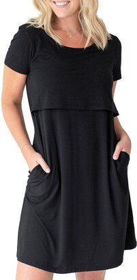 Eleanora Maternity/Nursing Lounge Dress