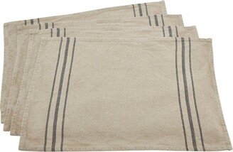 Saro Lifestyle Striped Linen Placemat, 14