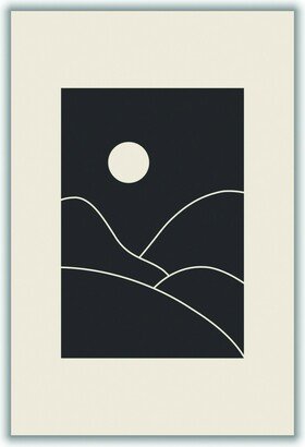 Stanley Print House Black Minimal Mountains #3