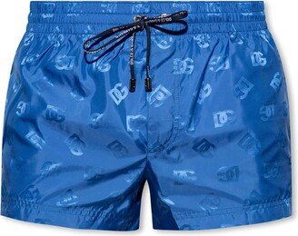 Monogram Jacquard Swim Trunks