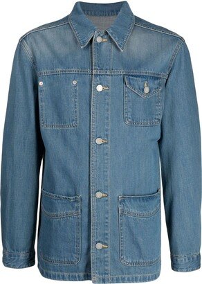 Man On The Boon. Long-Sleeve Cotton Denim Jacket