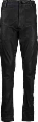 Skinny-Cut Cotton Trousers