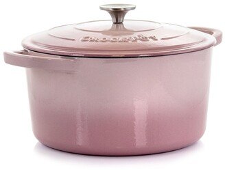 Crockpot Artisan 2Pc 7Qts Enamled Cast Iron Dutch Oven-AA