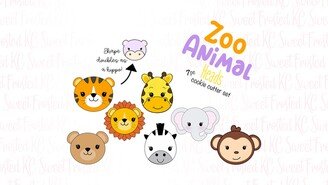 Zoo Animal Heads, 7Pc Cookie Cutter Set