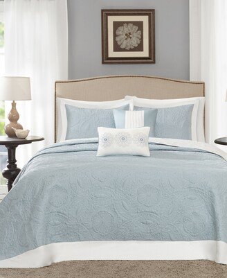 Ashbury Quilted 5-Pc. Bedspread Set, Full/Queen