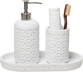 Roselli Quilted 3 Pc. Bathroom Set