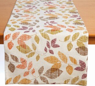 Tableau Leaf Medley Table Runner, 72