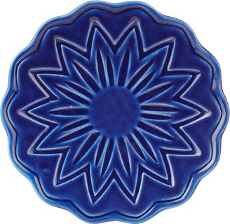 Blue Flower Plate