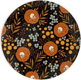 Plates: Halloween Floral - Multi Plates, 10X10, Multicolor