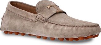 Gommino suede loafers