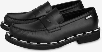 Rubber Logo Loafers