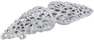 Women's Silver-Tone Filigree Barrette