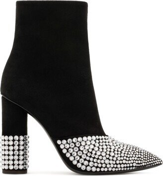 Raina crystal-embellished 110mm ankle boots