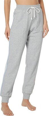 Neon Stripes Joggers (Heather Grey) Women's Pajama