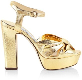 Heloise 120MM Metallic Platform Sandals