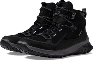 ECCO Sport Ultra Terrain Waterproof Mid Hiking Boot (Black/Black/Black) Men's Shoes