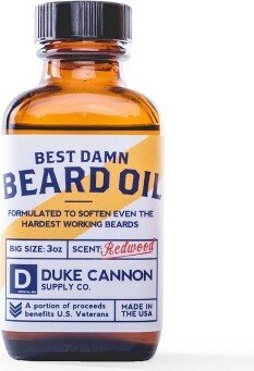 Duke Cannon Supply Co. Best Damn Redwood Beard Oil - 3oz