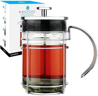 Madrid Premium French Press Coffee Maker, Tea Press, 34 fl oz Capacity