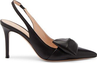 Safira 85MM Leather Slingback Pumps