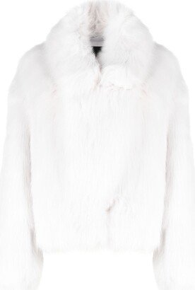 Oversized Fur-Design Jacket