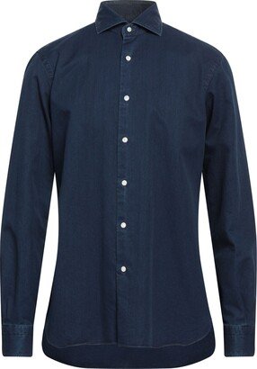 DANDYLIFE by BARBA Denim Shirt Blue